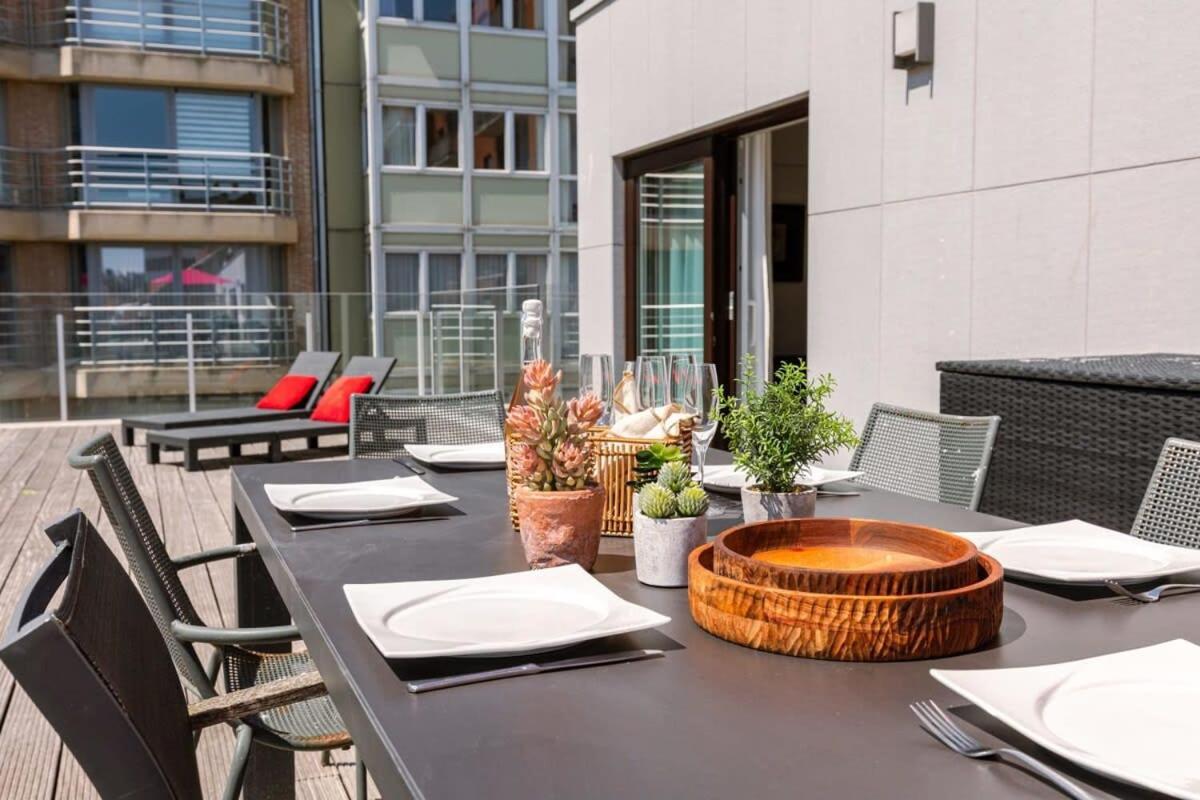 Huswell - Sunny Apartment In Knokke-Heist With Big Terrace Εξωτερικό φωτογραφία